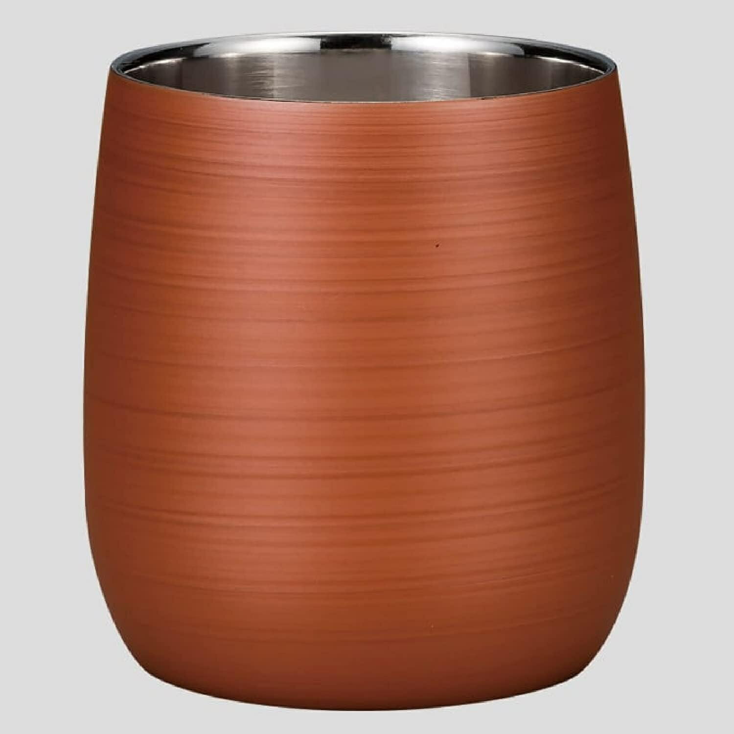 Rakuten - 山中漆器 漆磨 二重構造 だるま パール 橙（容量250ml）