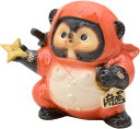 信楽焼 たぬき/狸 忍者(赤) 手裏剣/開運 H17.5cm インテリア/エクステリア
