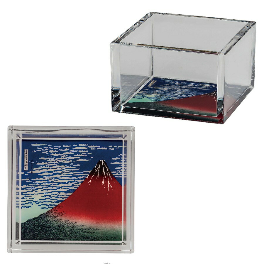 Rakuten - 山中漆器 クリア升 赤富士 1合用