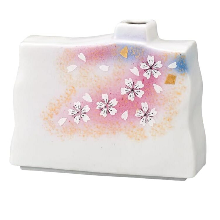 日本の伝統工芸品【九谷焼】5号一輪生 花の舞