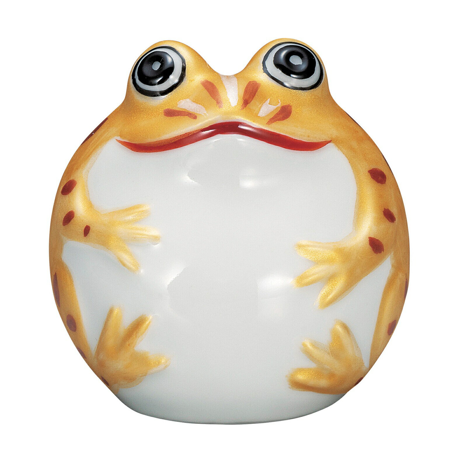 Rakuten - 日本の伝統工芸品【九谷焼】2.5号玉かえる 金彩