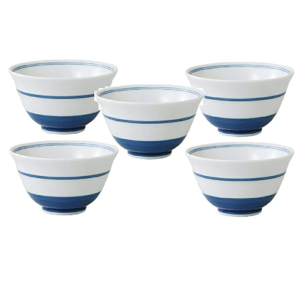 波佐見焼 ゆめじ 反仙茶 (5客組)