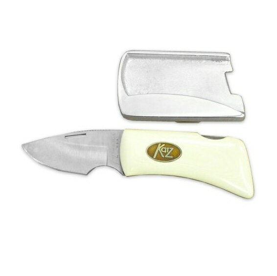 KATZ KNIVES (U.S.A) キャッツ社はカナダに本社を持ち、アリゾナ(USA)に販売拠点を持っている。 創始者デルカッツ氏自らの経験に基づいて作られたデザインは様々なフィールドでの過酷な使用を意識して作り出されている。 鋼材は自ら開発した耐摩耗性、耐食性に優れたXT-80を使用している。 ハンドル:7cm 刃体長さ：5cm 素材：ステンレス鋼XT-80 正当な理由なくこの商品を携帯することは法令により禁止されております。 18歳未満の方はこの商品を購入しないようお願いします。