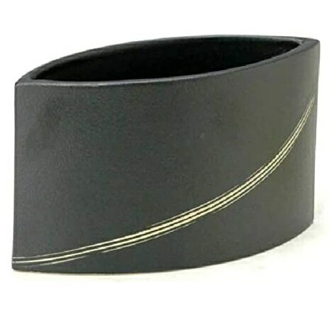 萬古焼 陶炎窯 大宮陶苑 花器 陶炎シリーズ 黒