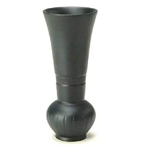 三重県四日市市の萬古焼で作られた花器 商品サイズ：直径9.5cm 高さ22cm 材質： 陶器 原産国 ： 日本（三重） 写真撮影時、照明の都合上、色が多少異なります。商品は石膏型で成形する為、多少の凸凹がございます。手作業による為、色の濃淡...