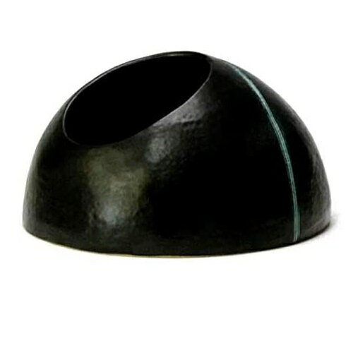 萬古焼 陶炎窯 大宮陶苑 花器 大シリーズ 黒