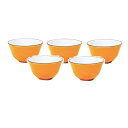 波佐見焼 chat 仙茶 (黄) 5客セット (クリアランス品)