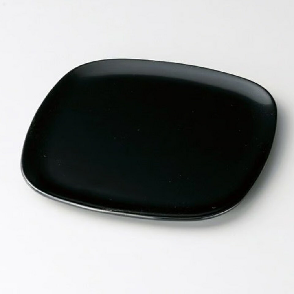 乐天商城 - 【越前漆器】雅乃 胴張銘々皿（黒）5枚セット　(クリアランス品)