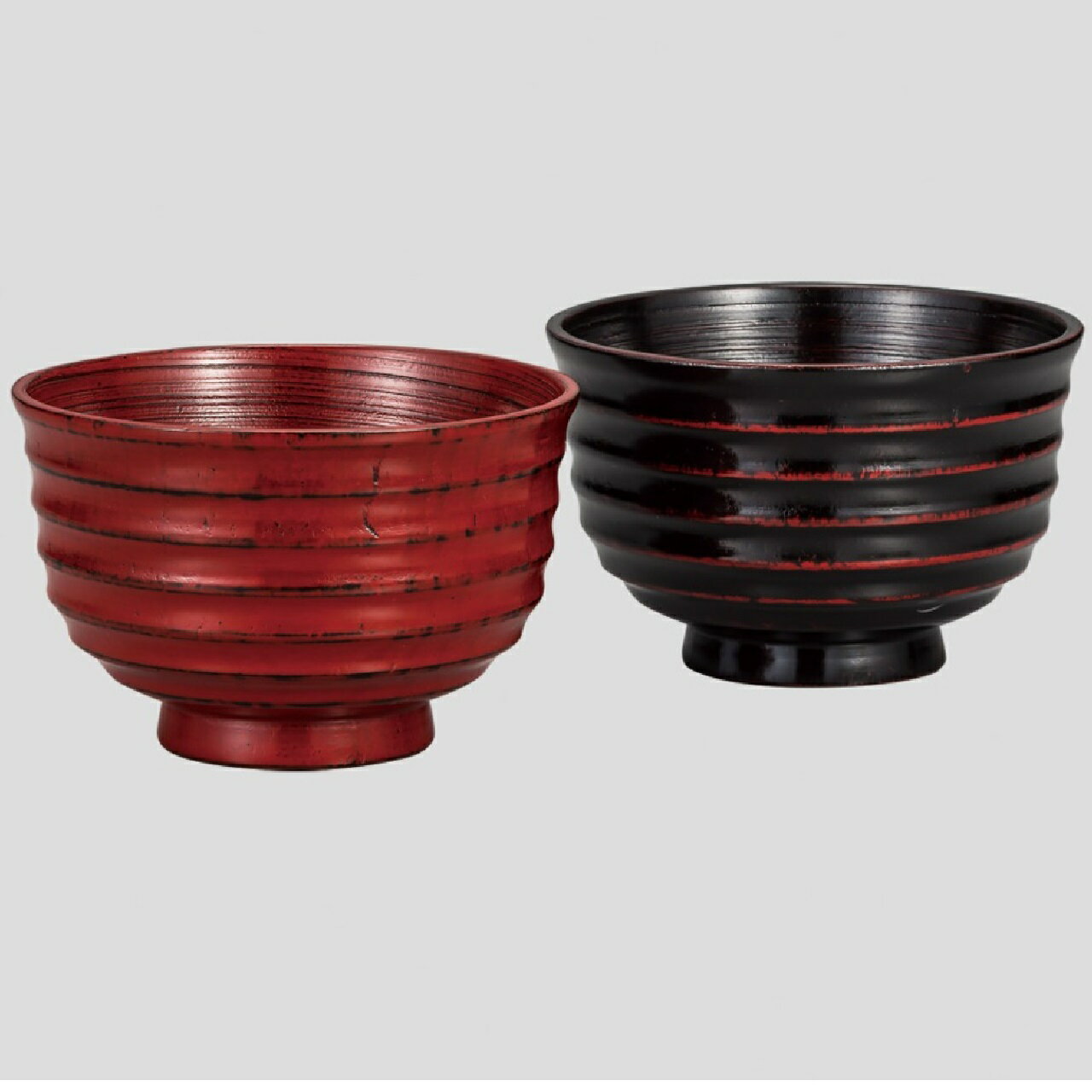 Rakuten - 山中漆器 山中塗 夫婦汁椀 平ロクロ内さび 外根来・曙塗