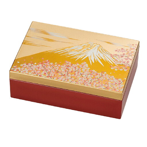 山中漆器 山中塗 富士雅桜 アクセサリーBOX 全面に金箔を施し、高級感と迫力のある逸品です。桜と富士山というモチーフは日本文化の象徴として古くから親しまれているものですので、海外の方へのお土産にもお喜びいただけます。 山中漆器 山中塗 富士雅桜 アクセサリーBOX 全面に金箔を施し、高級感と迫力のある逸品です。桜と富士山というモチーフは日本文化の象徴として古くから親しまれているものですので、海外の方へのお土産にもお喜びいただけます。