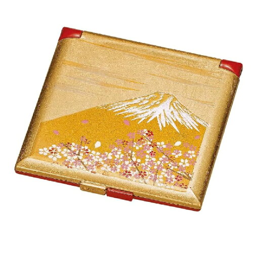 山中漆器 山中塗 ミニコンパクト (富士雅桜) 山中漆器 山中塗 ミニコンパクト (富士雅桜)