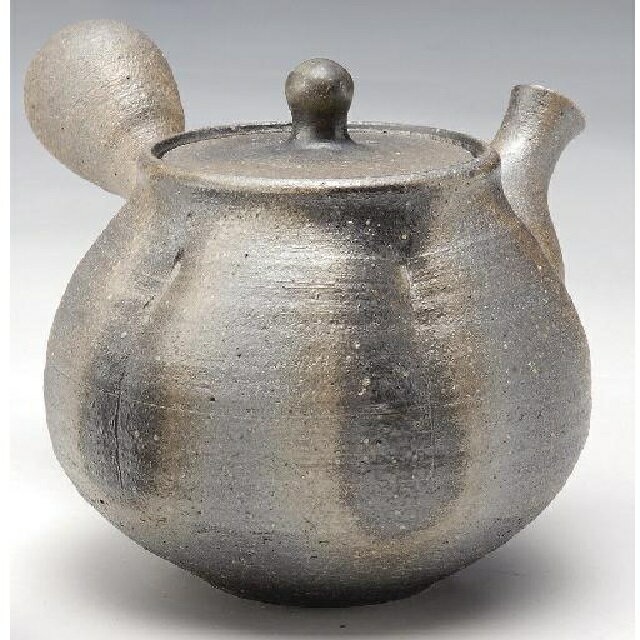 信楽焼　いぶし急須