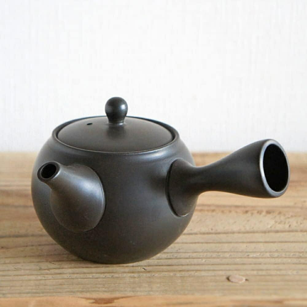 常滑焼急須 帯網茶こし急須 黒泥急須 小丸(200ml)