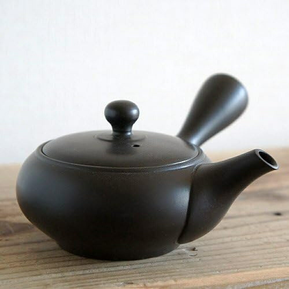 常滑焼急須 帯網茶こし急須 黒泥急須 小平丸(200ml)