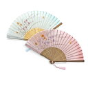 【女性用扇子】和美・桔梗撫子(扇子袋付き・紙箱入り)