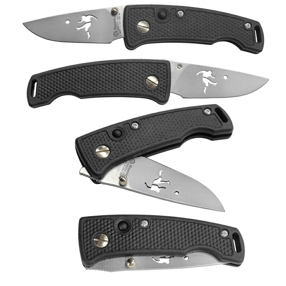 マニアゴ MANIAGO 462.C レーザーサッカーボタンロックナイフ