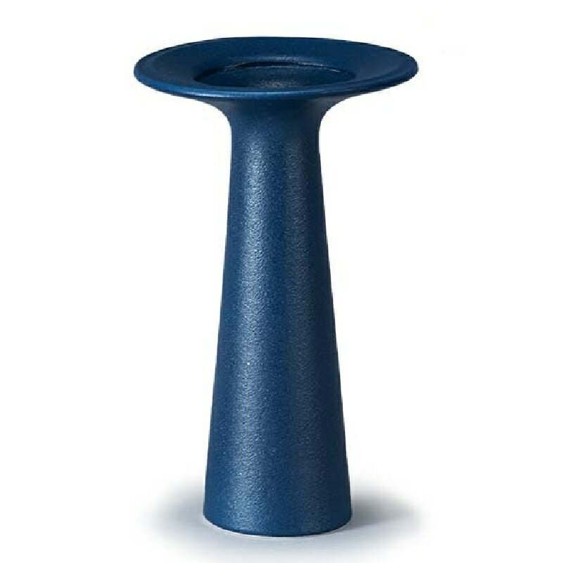 萬古焼 陶炎窯 大宮陶苑 花器 陶炎シリーズ (紺 ト-1027)