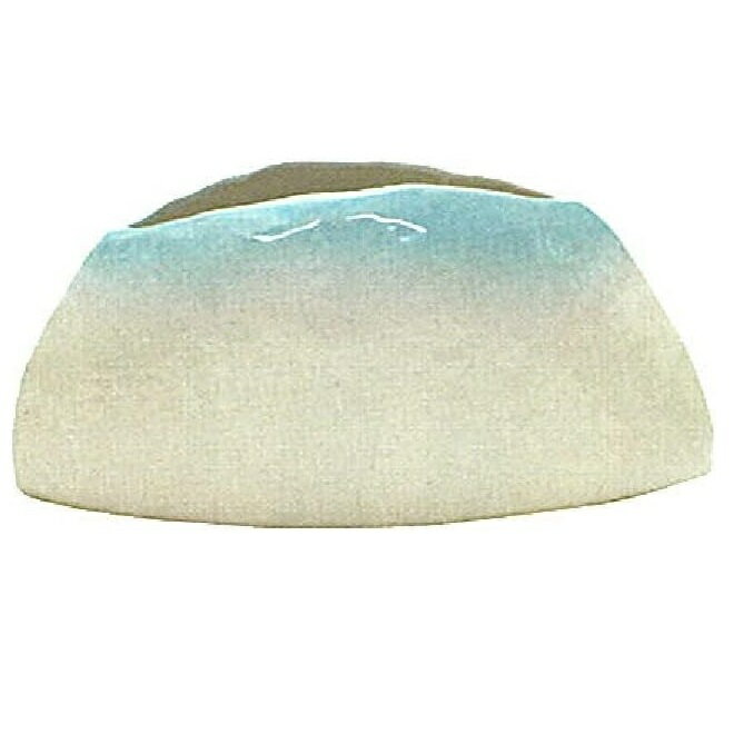 萬古焼/万古焼 陶炎窯 大宮陶苑 花器 (白ツヤ)