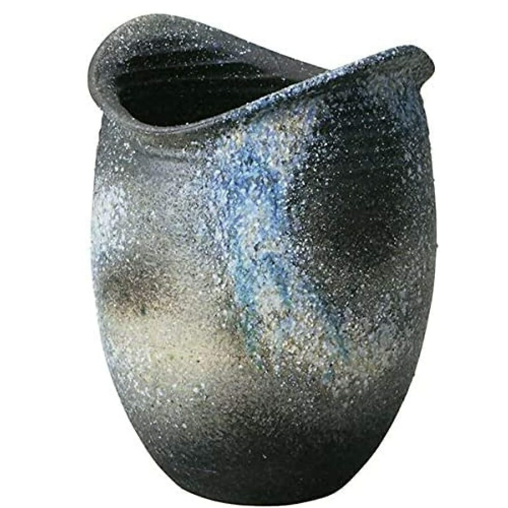 信楽焼 古信楽三彩たわみ傘立