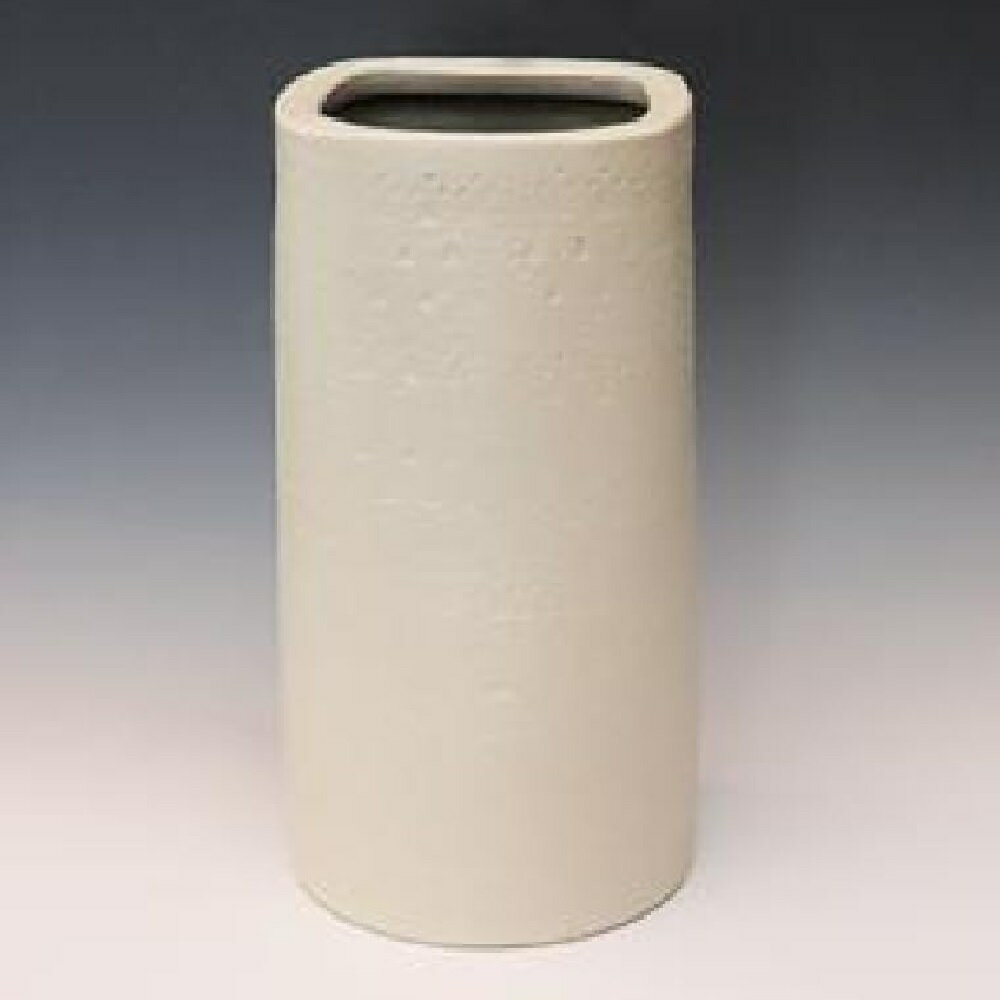 信楽焼 ザラメ角型傘立