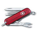 ビクトリノックス VICTORINOX 0.6225.T クラシック・シグネチャーT 半透明レッド(4)
