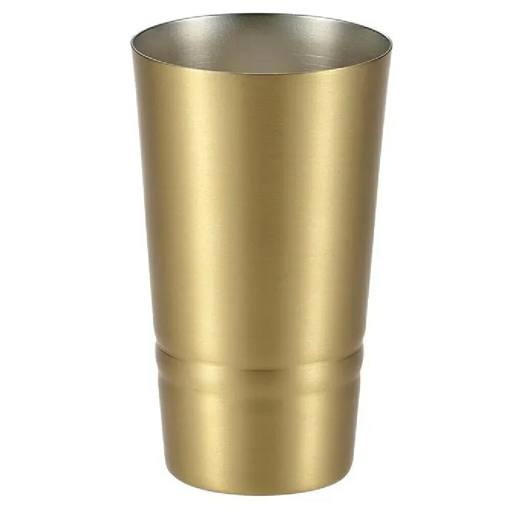 【メイド・イン・ツバメ】シンプルライン 真鍮製ビアカップ (160ml)