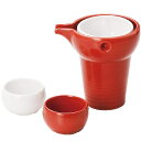 美濃焼 ヤマ亮窯 ゆらり 冷酒器(一合・紅白盃)