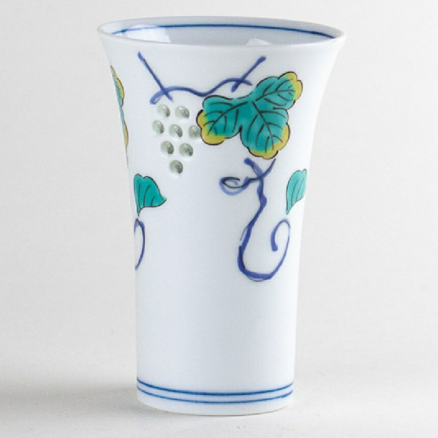 有田焼 水晶ぶどう ビールコップ