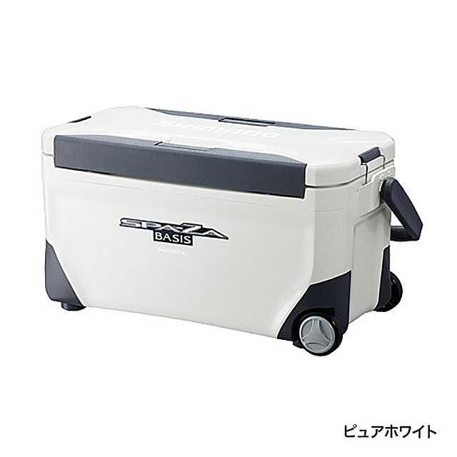 【8/4-11マラソン最大10倍+5%クーポン】シマノ クーラーボックス SPAZA BASIS 250 キャスター UC-125N ピュアホワイト