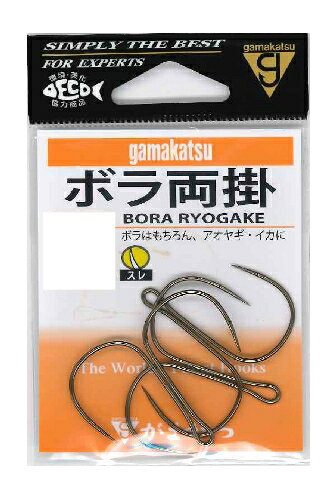 がまかつ　ボラ両掛　茶　18号
