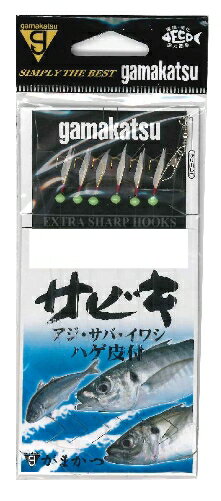 がまかつ サビキ金袖 6本 S501 8号-ハリス1