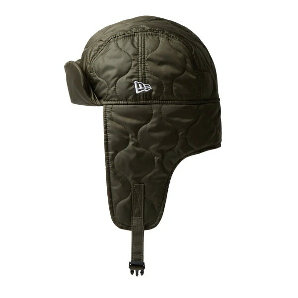 ニューエラジャパン 防寒帽子 トラッパー Militaly Quilt Water Repellent オリー...