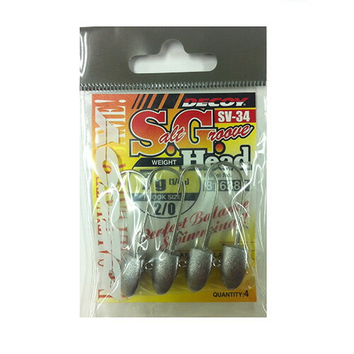 デコイ（DECOY）　S．G．ヘッド　SV－34　2／0－1／4（7g）