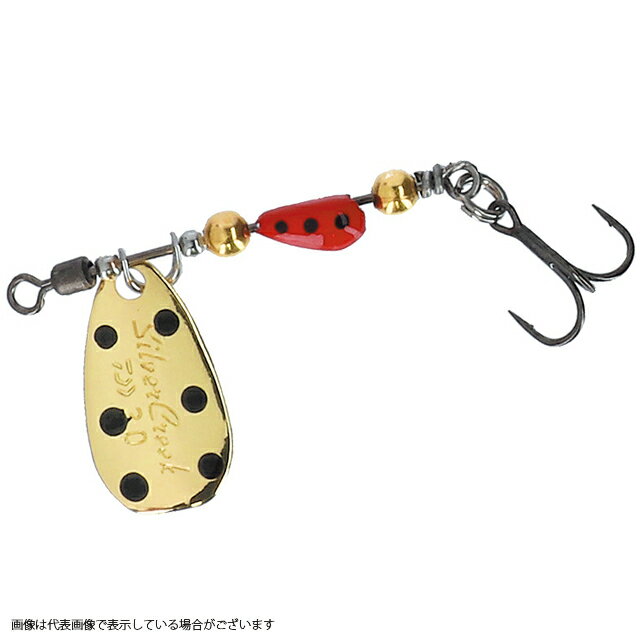 【ネコポス対象品】ダイワ シルバークリーク スピナー 4.0g 天道虫