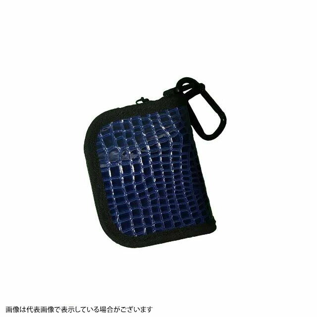 ヴァルケイン　ワレット小　ディープブルーレザー