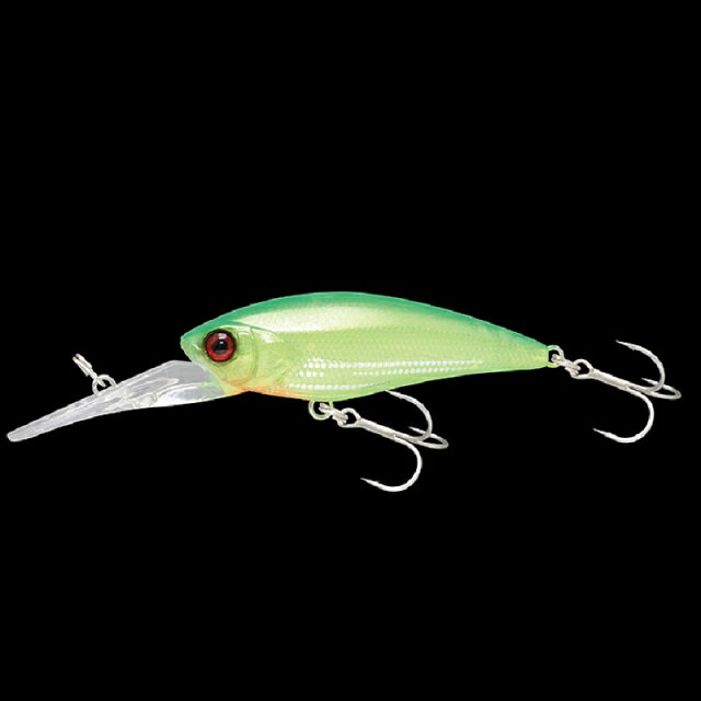【ネコポス対象品】ジャッカル ディービルシャッド 55SR 時雨ライムチャート