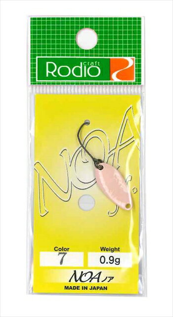 【ネコポス対象品】ロデオクラフト　NOA　Jr　0．9g　＃7　桃色KO