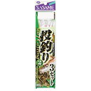 【ネコポス対象品】SASAME　K－550　投釣2本鈎3セット　7　1