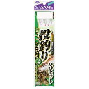 【ネコポス対象品】SASAME K−550 投釣2本鈎3セット 8 1.5