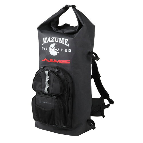 【特価】オレンジブルー　MZ×AIMS　ウォータープルーフバックパック　　ブラック　70L