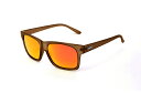 GRASSER Matte Clear brown x Fire orange Polarized