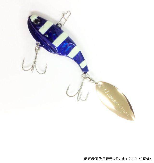 【ネコポス対象品】メジャークラフト ジグパラ スピン JP SPIN-18g #024ゼブラパープル
