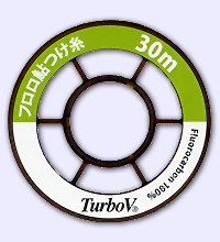 フジノライン　A−77　ターボV　フロロ鮎　つけ糸　30m　0．25号