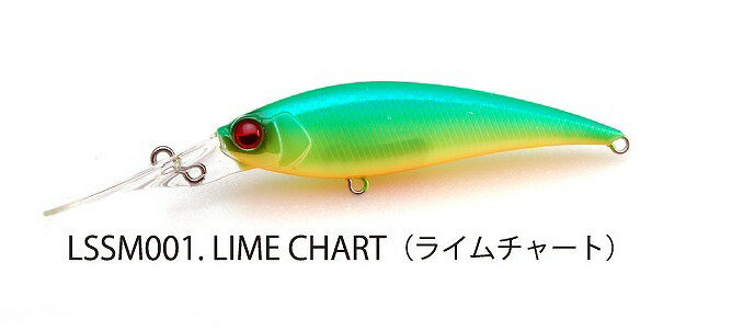 樂天商城 - 【ネコポス対象品】レイドジャパン レベルシャッド スプリンター68MR ライムチャート