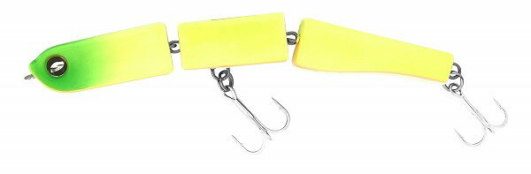 Abu Garcia Solty Stage Godron 95mm Green Chartreuse Orange Belly