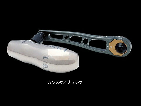 メガテック(LIVRE) BJT-102SDL-GMB BJ 102-110T シマノ&ダイワ左巻キ (ガンメタP+ブラックG)