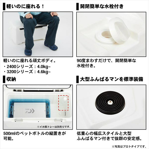 【8/4-11マラソン最大10倍+5%クーポン】ダイワ ライトトランクα SU2400 アイスブルー クーラーボックス通販格安セール情報 楽天 通販