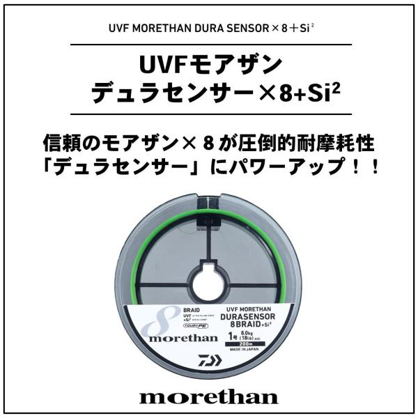 【ネコポス対象品】ダイワ　モアザンデュラセンサー　×8＋Si2　1号−150m 2