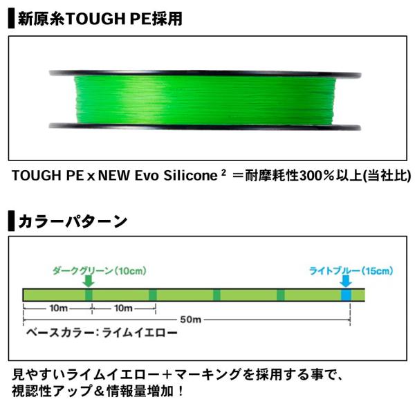 【ネコポス対象品】ダイワ　モアザンデュラセンサー　×8＋Si2　1号−150m 3