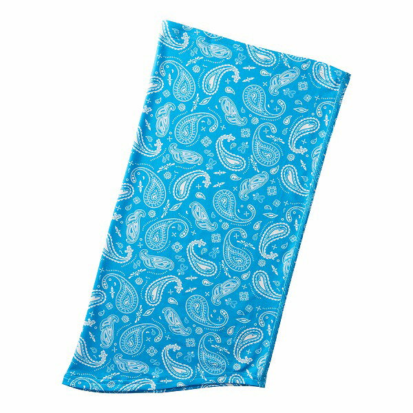 双進 7528 RBB COOLINGネックガードロング ブルーペイズリー